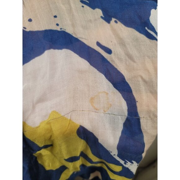 Euroceta Fashion Italy Abstract Print Modal Scarf Made In Italy SIZE 63 X 90 - Picture 7 of 7